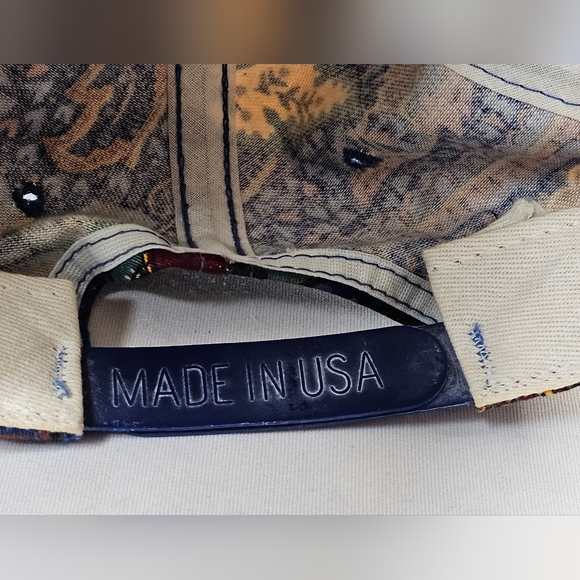 Duke Blue Devils Basketball Paisley Snapback Cap Hat Vtg Crable Sportswear Core - Picture 12 of 13